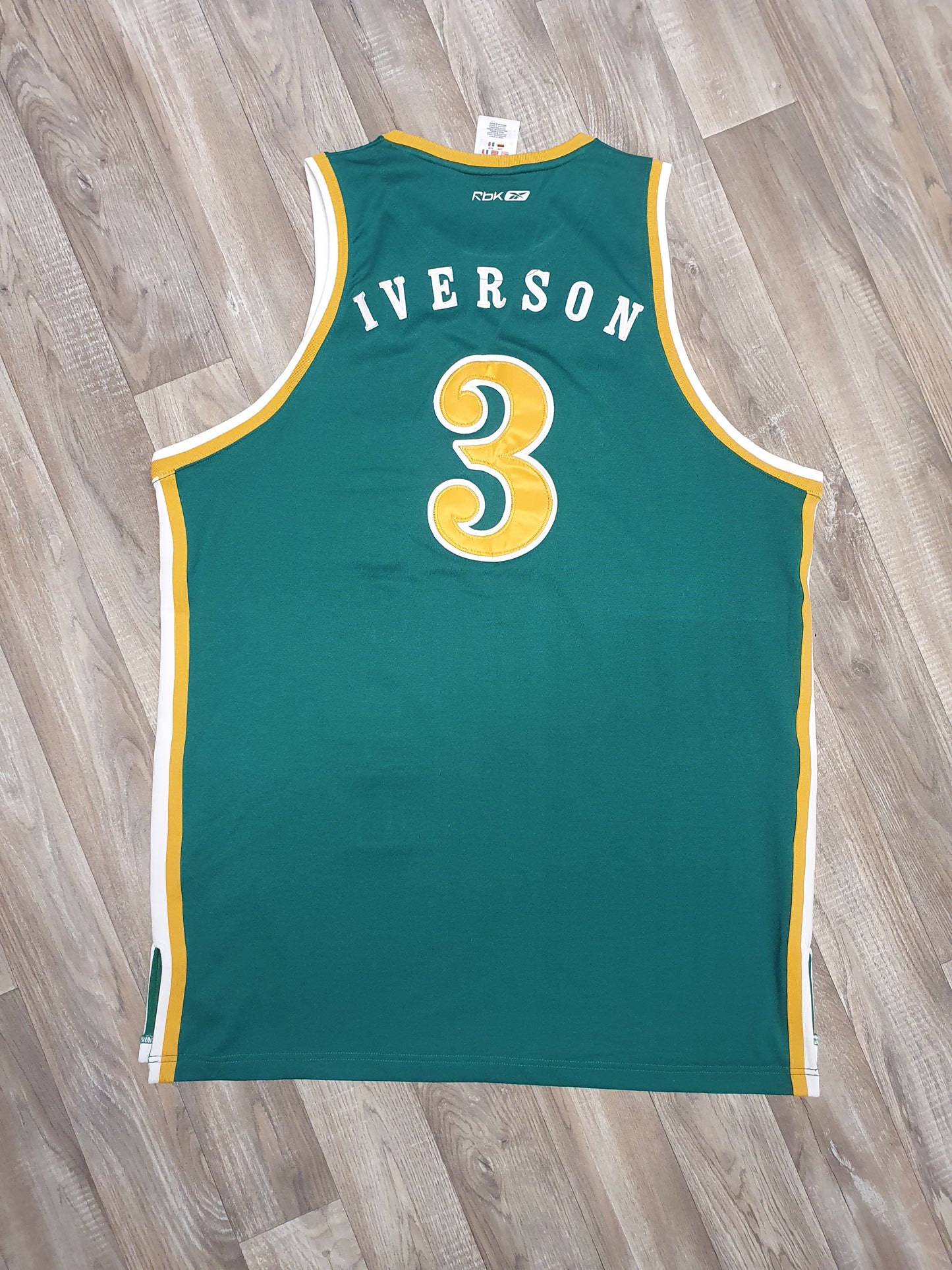 Allen Iverson Bethel Bruins Jersey Size Large