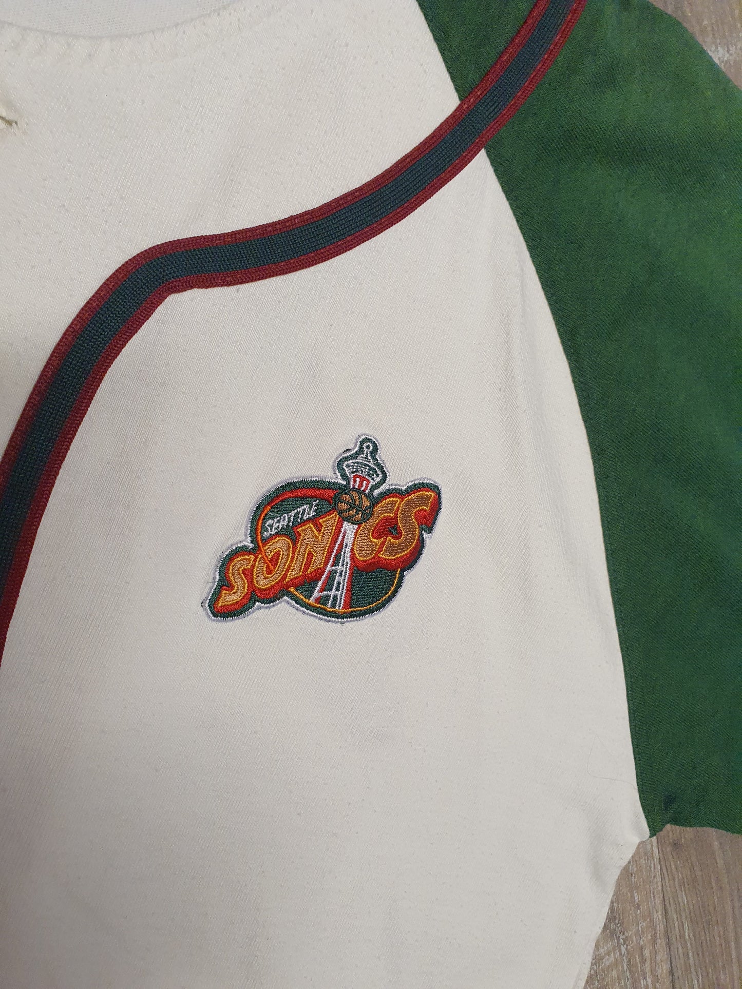 Seattle Supersonics Baseball Warm Up Size Small