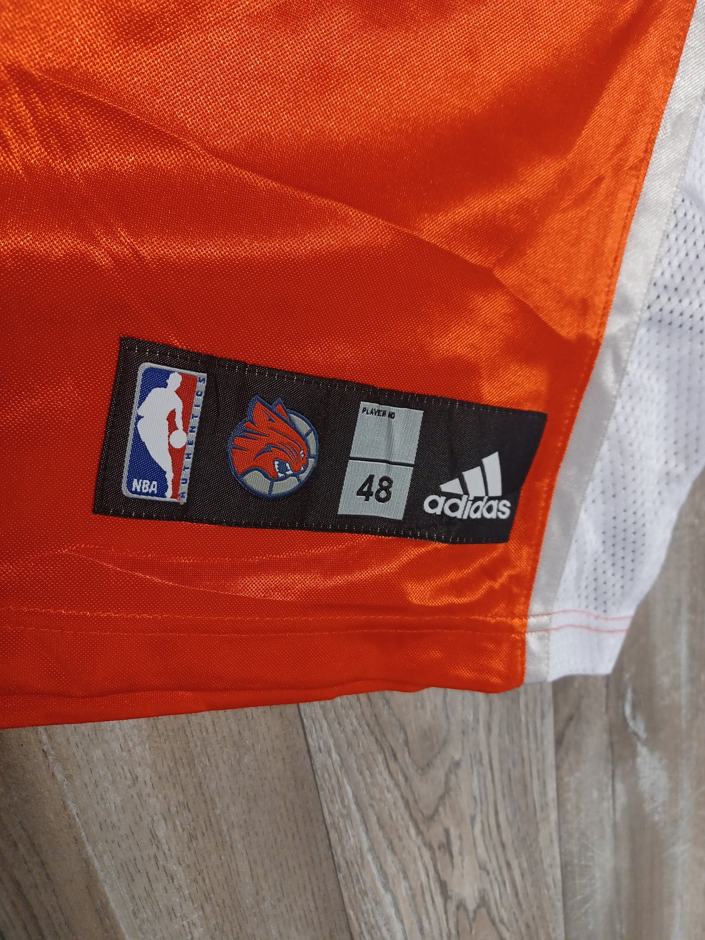 Charlotte Bobcats Authentic Blank Size XL