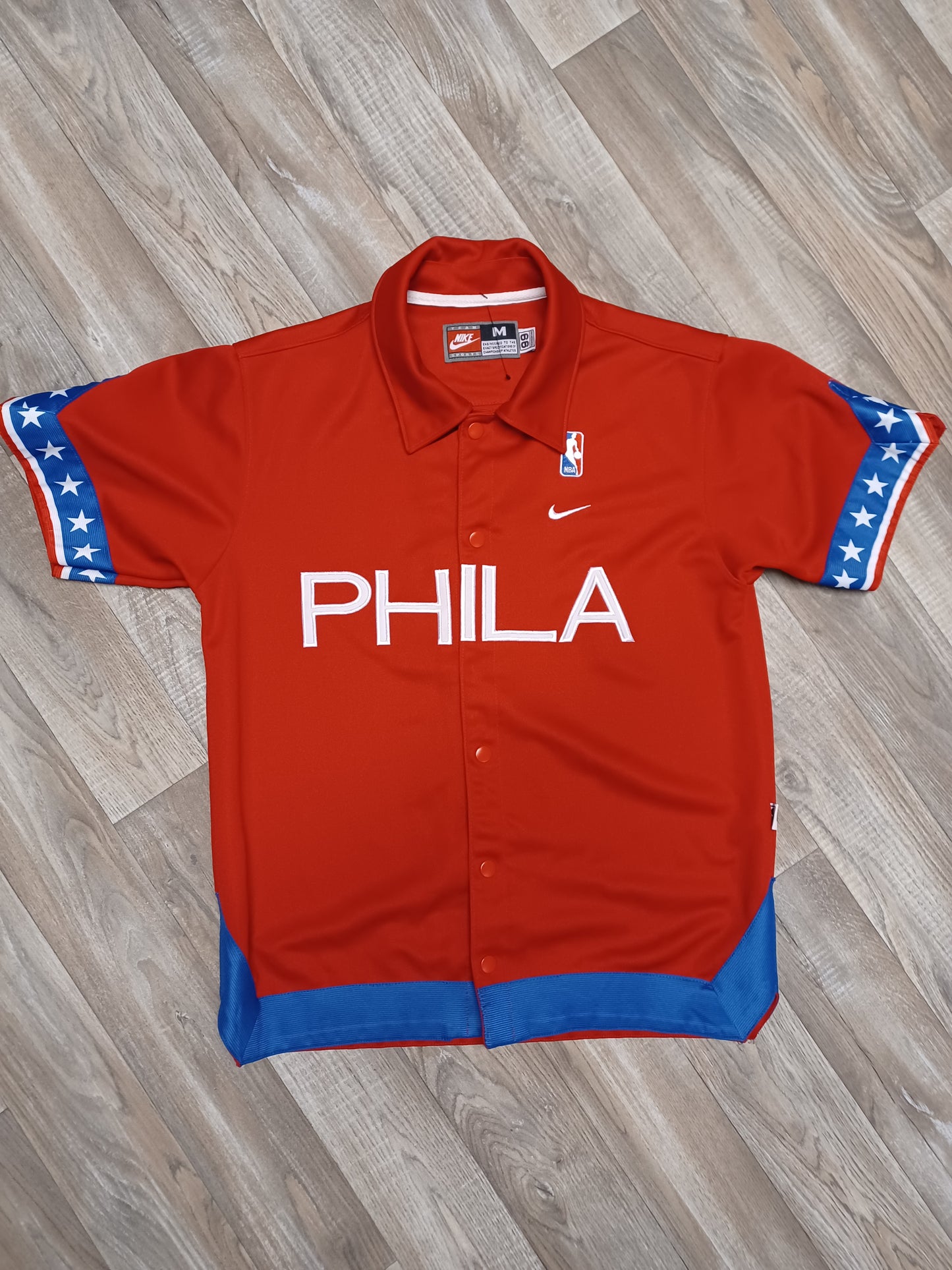 Philadelphia 76ers Warm Up Size Small