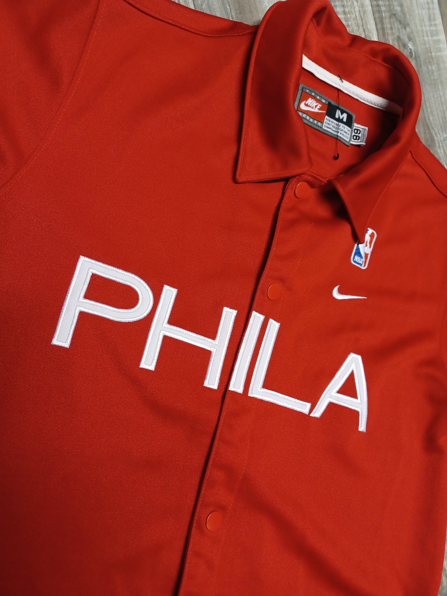 Philadelphia 76ers Warm Up Size Small