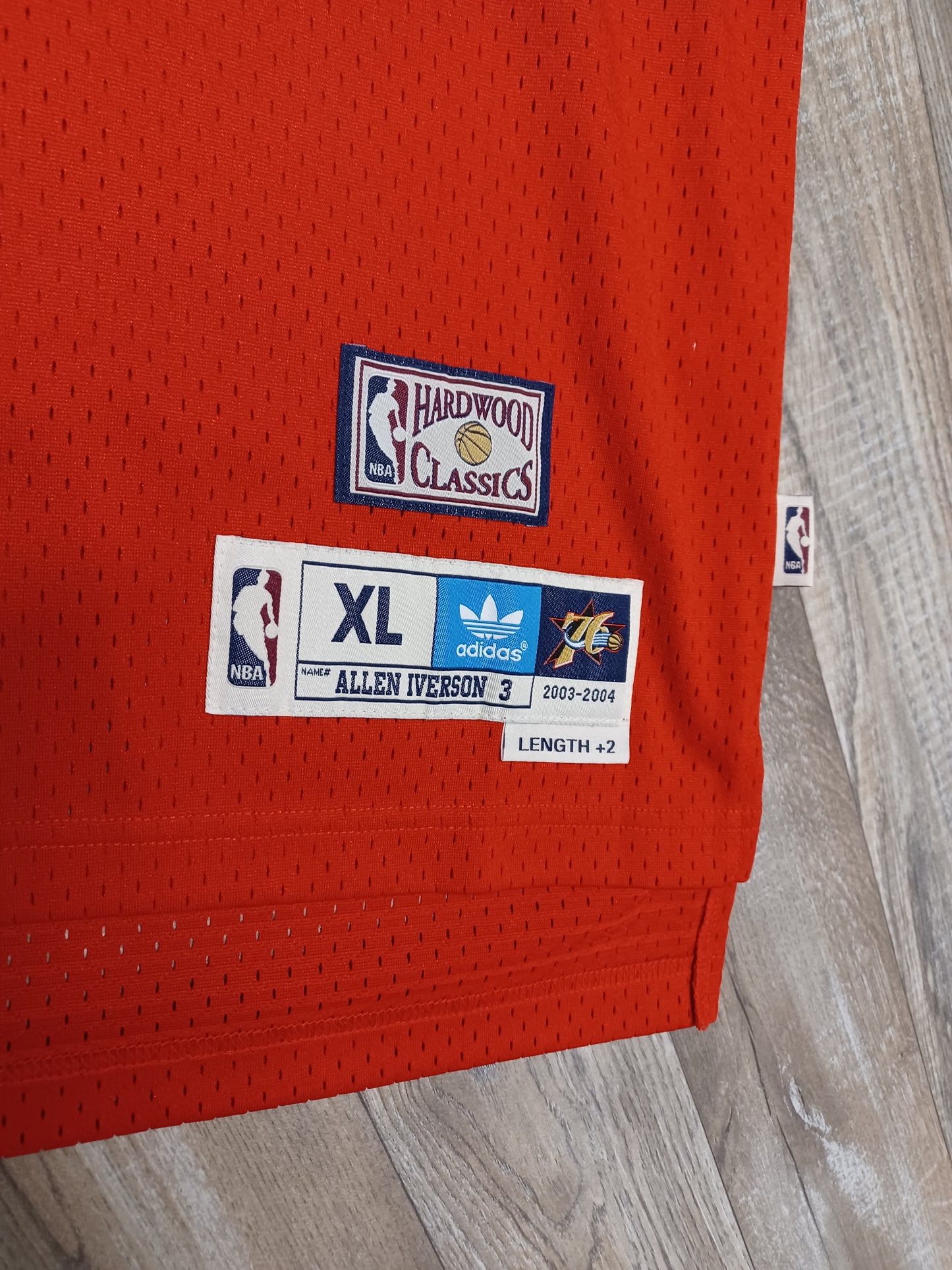 Allen Iverson Philadelphia 76ers Jersey Size XL