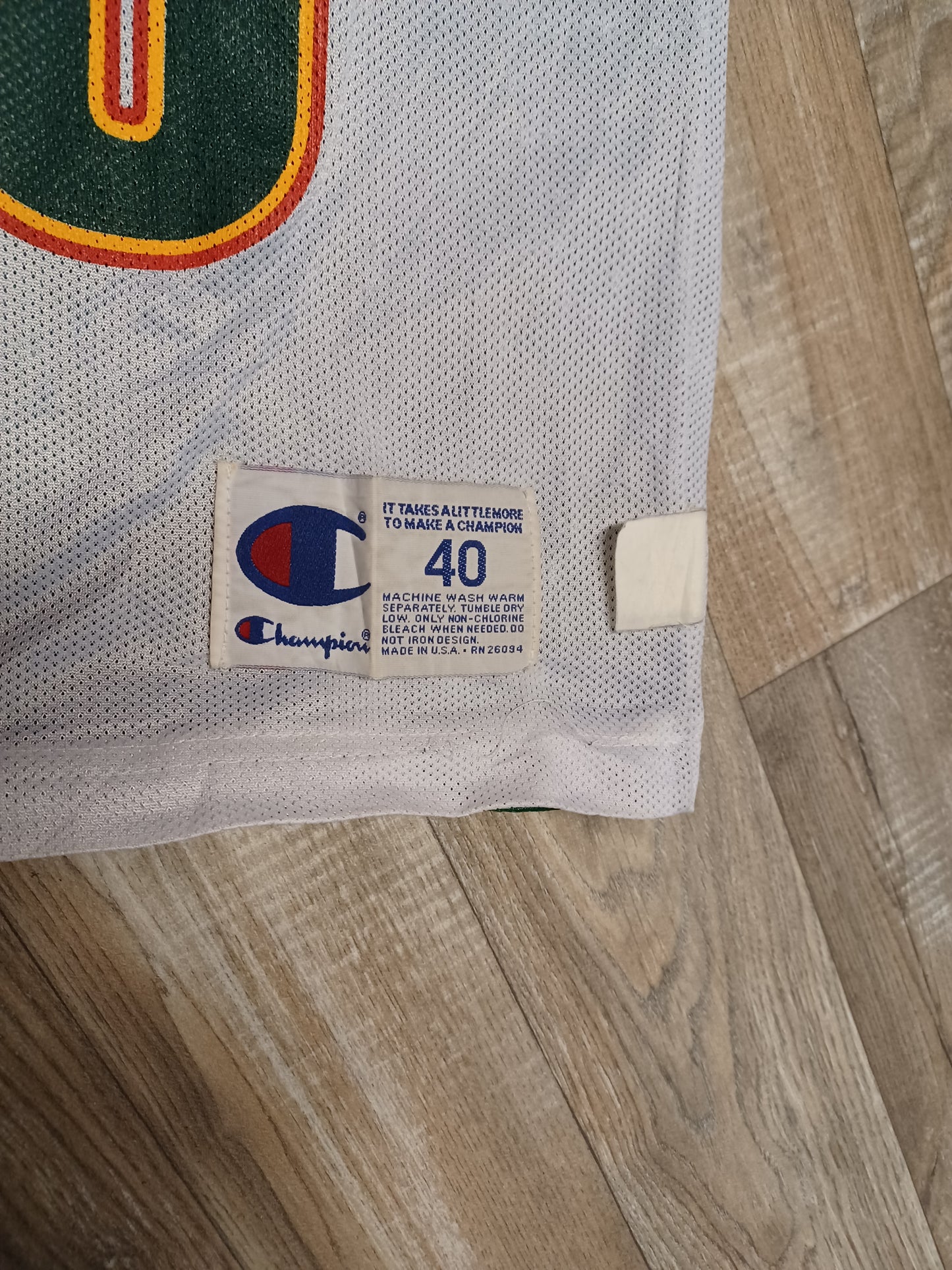 Shawn Kemp Reversible Seattle Supersonics Jersey Size Medium