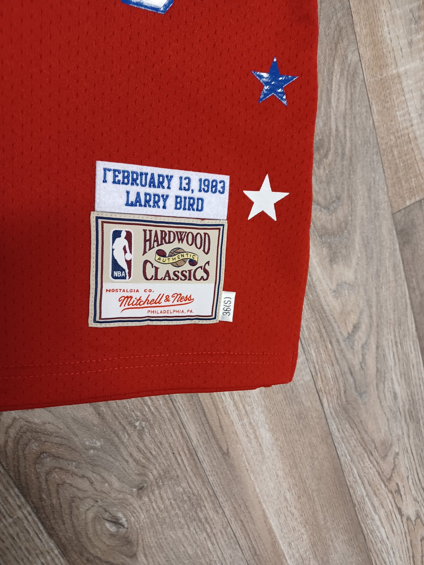 Larry Bird Authentic NBA All Star 1983 Jersey Size Small