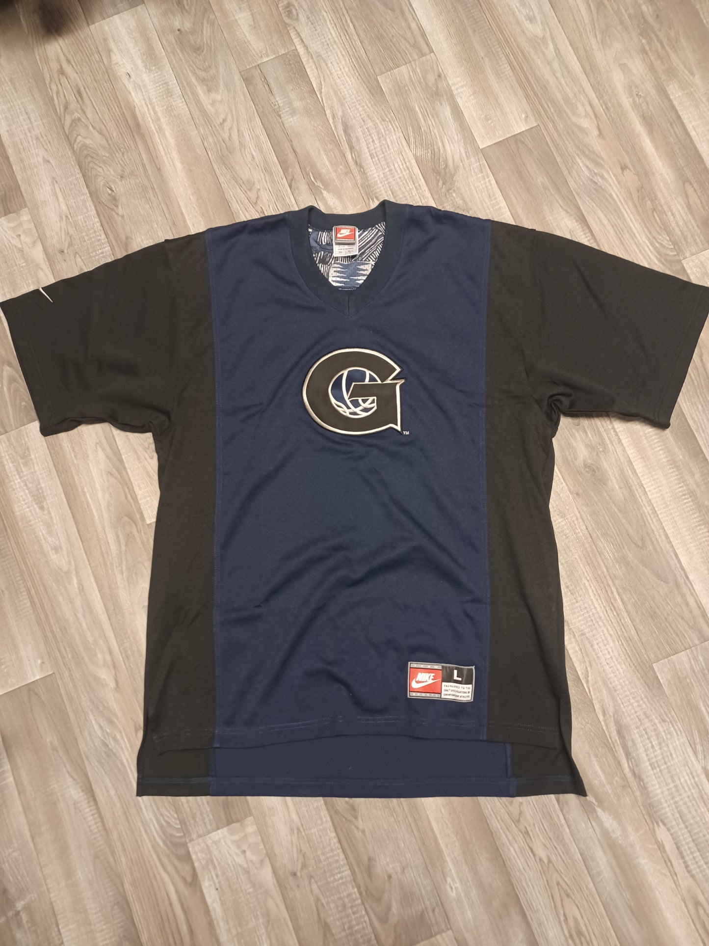 Georgetown Hoyas Warmup T-Shirt Size Large