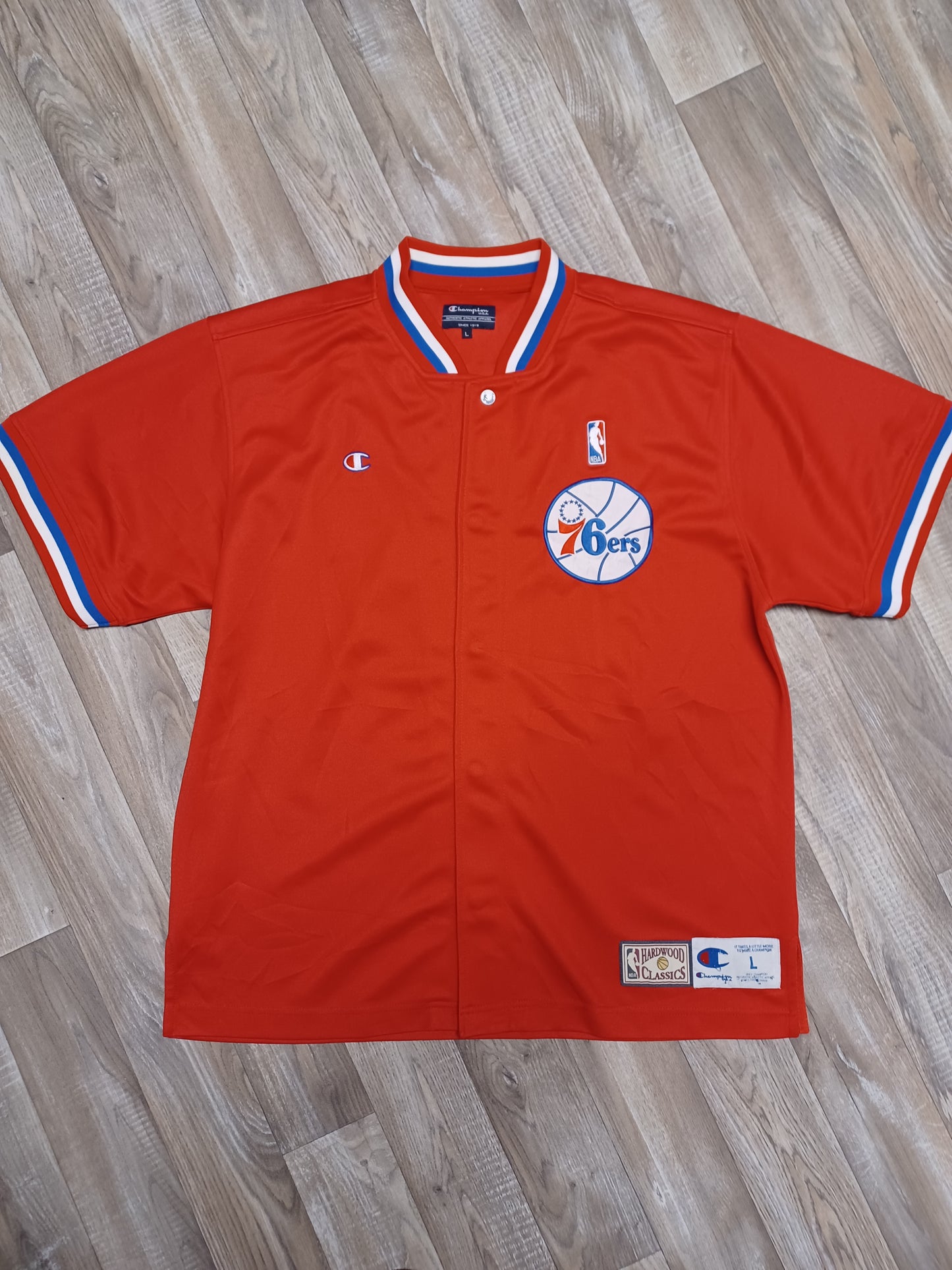 Philadelphia 76ers Warm Up Size Large