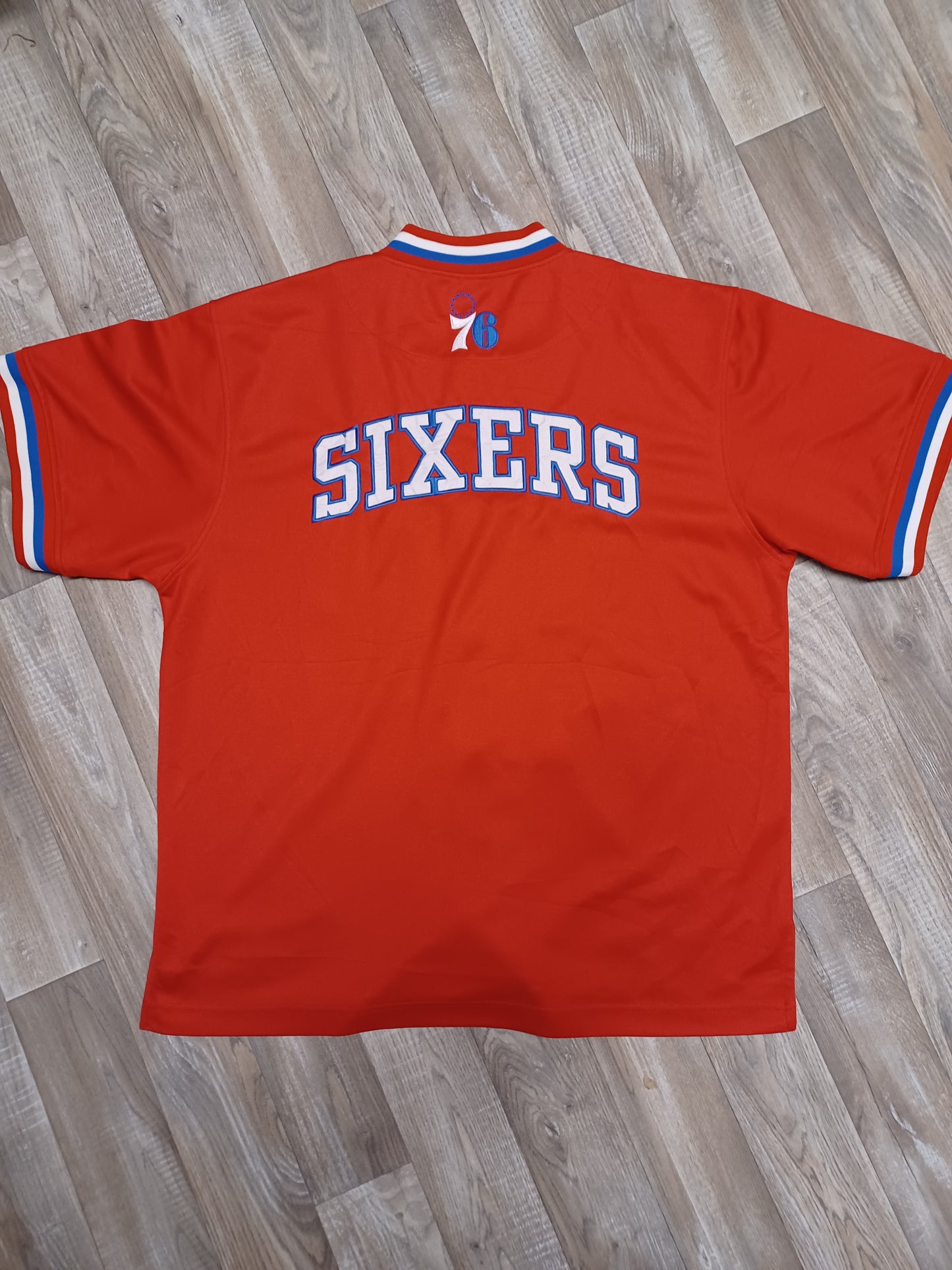 Philadelphia 76ers Warm Up Size Large