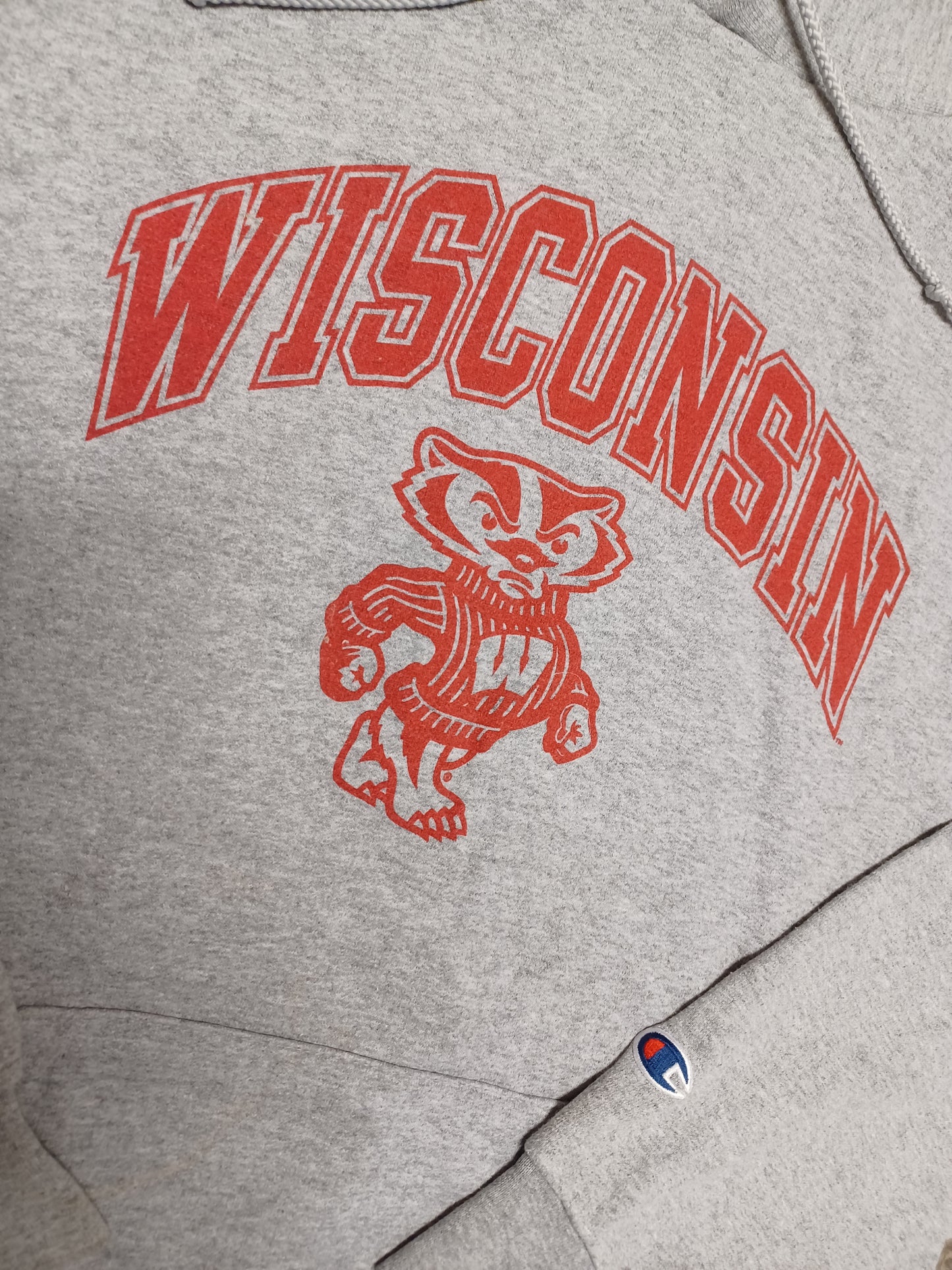 Wisconsin Badgers Sweater Hoodie Size Medium