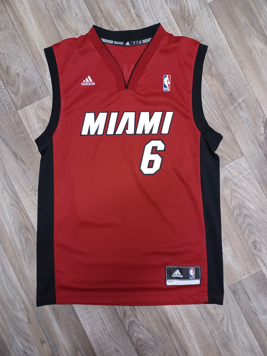 LeBron James #6 Miami Heat Adidas NBA Jersey Youth XLarge
