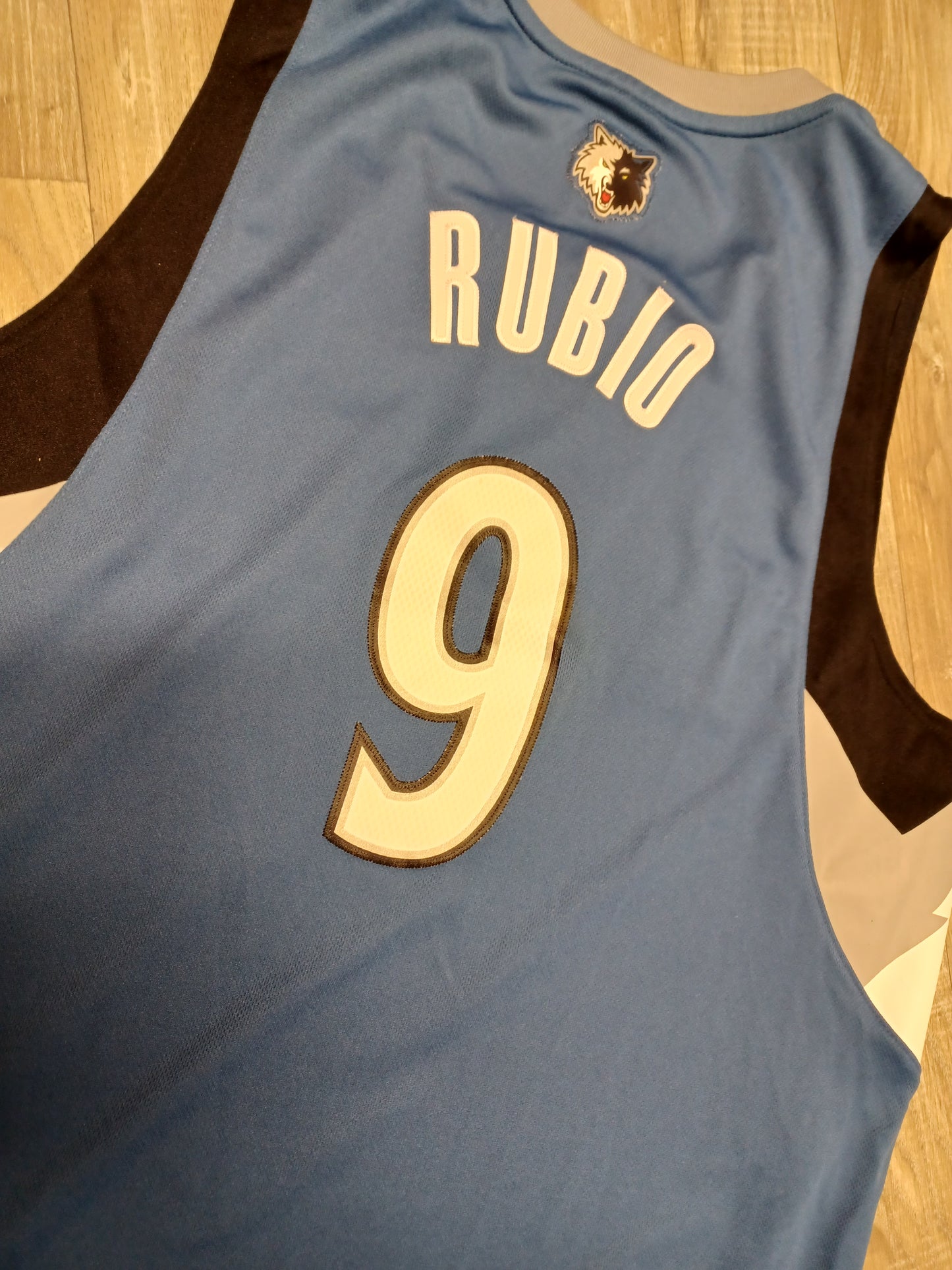 Ricky Rubio Minnesota Timberwolves Jersey Size Large