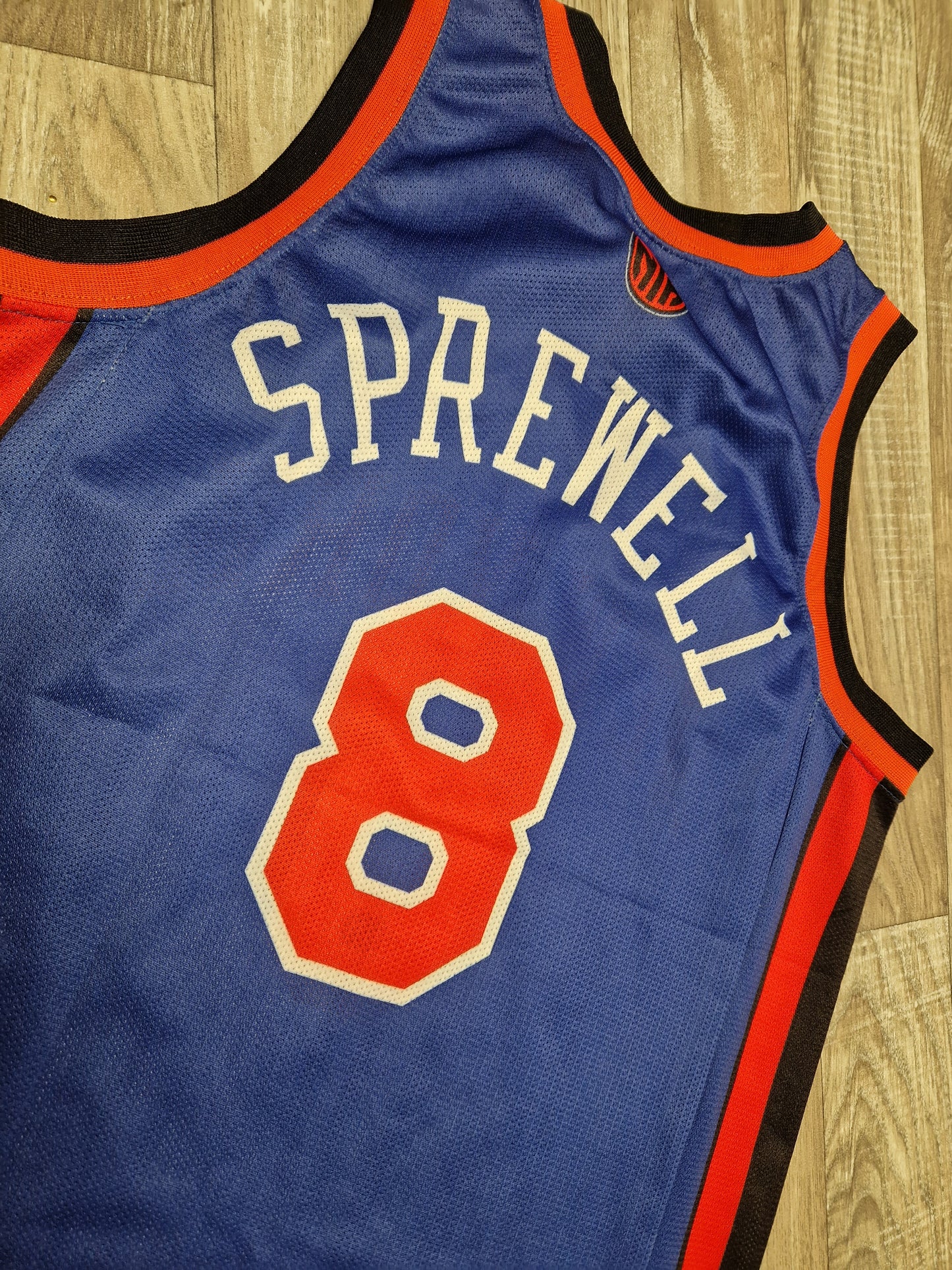 Latrell Sprewell New York Knicks Jersey Size Small