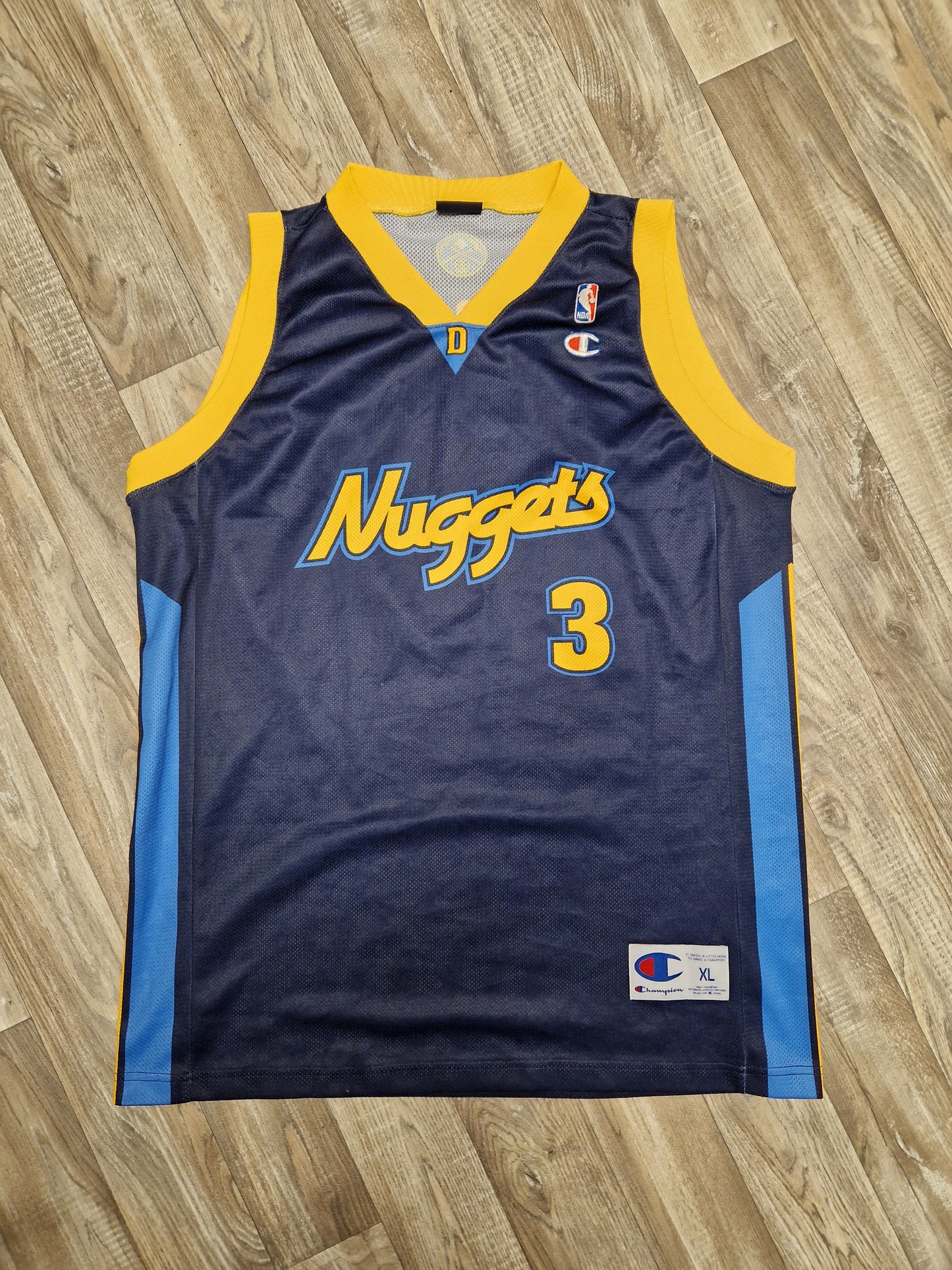 Allen Iverson Denver Nuggets Jersey Size XL