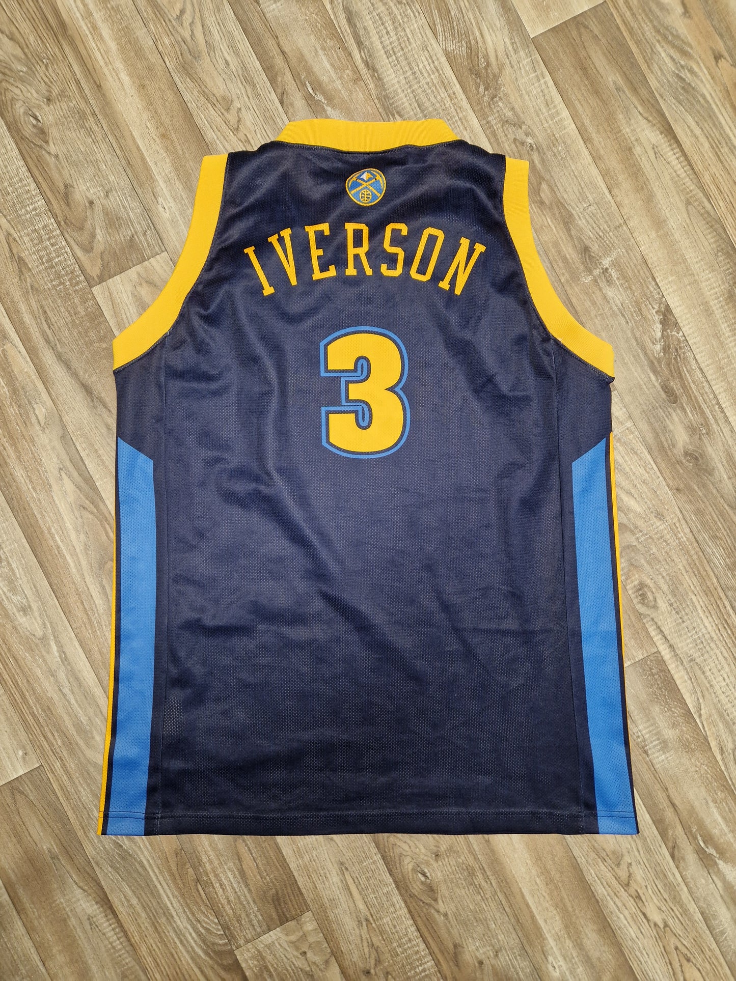 Allen Iverson Denver Nuggets Jersey Size XL