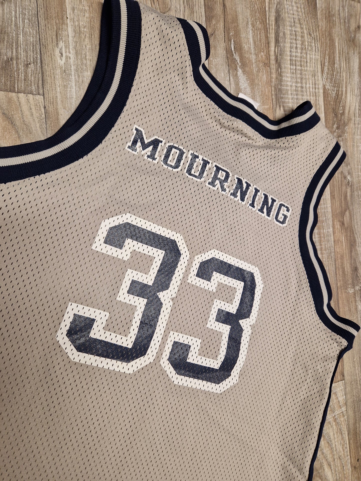 Alonzo Mourning Authentic Georgetown Hoyas Jersey Size Large