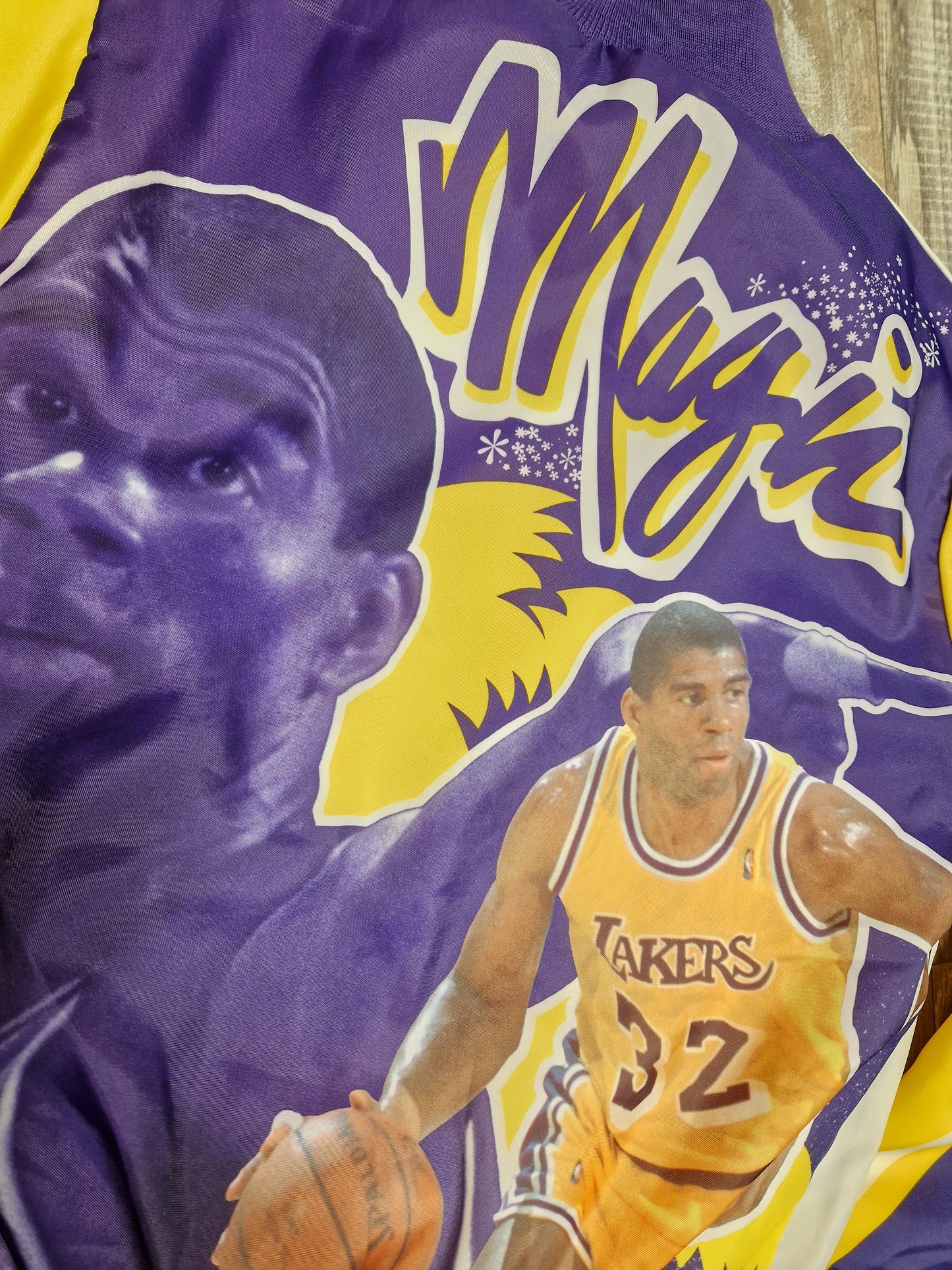 Magic Johnson Los Angeles Lakers Jacket Size Small