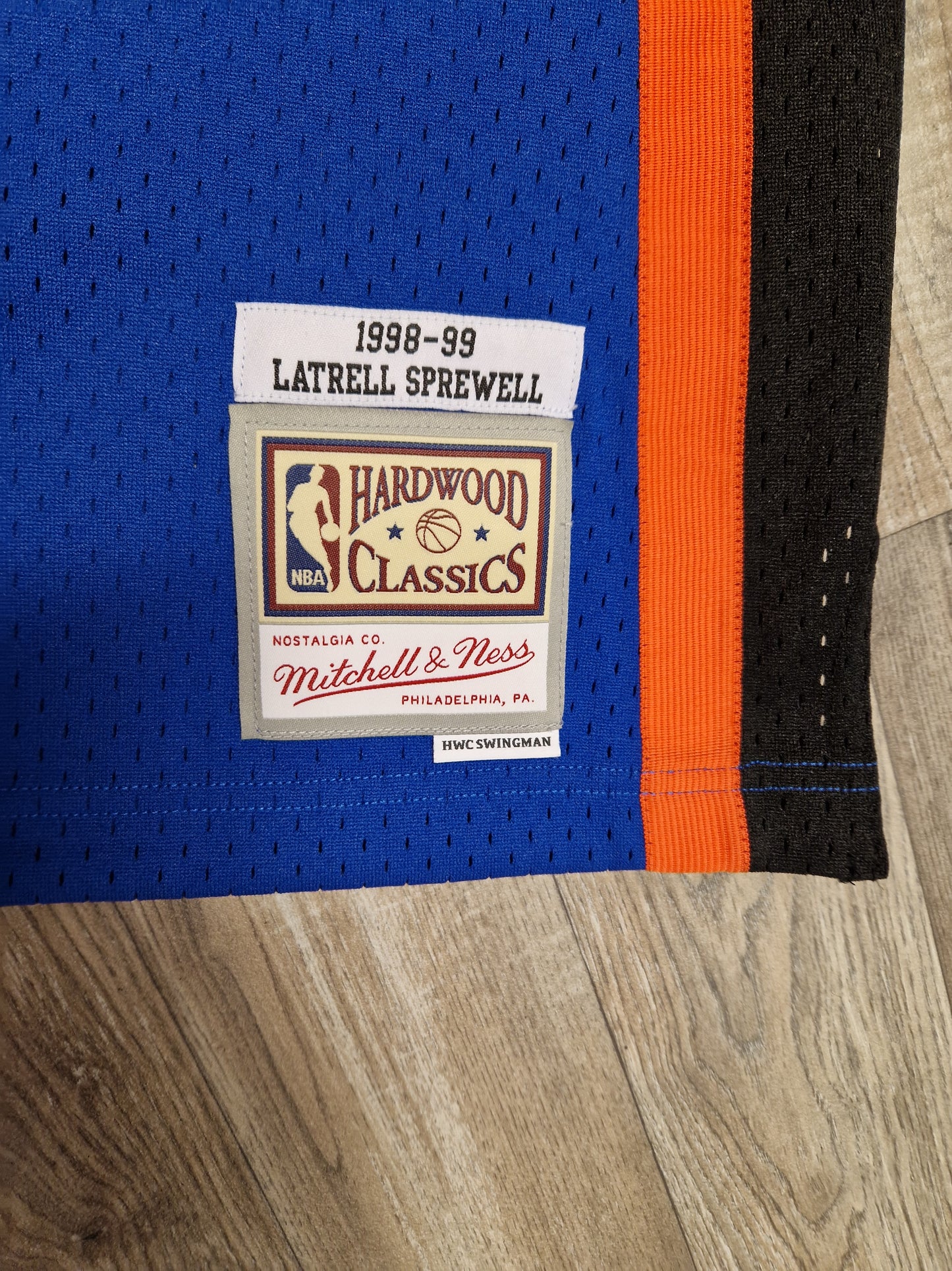 Latrell Sprewell New York Knicks Jersey Size Medium