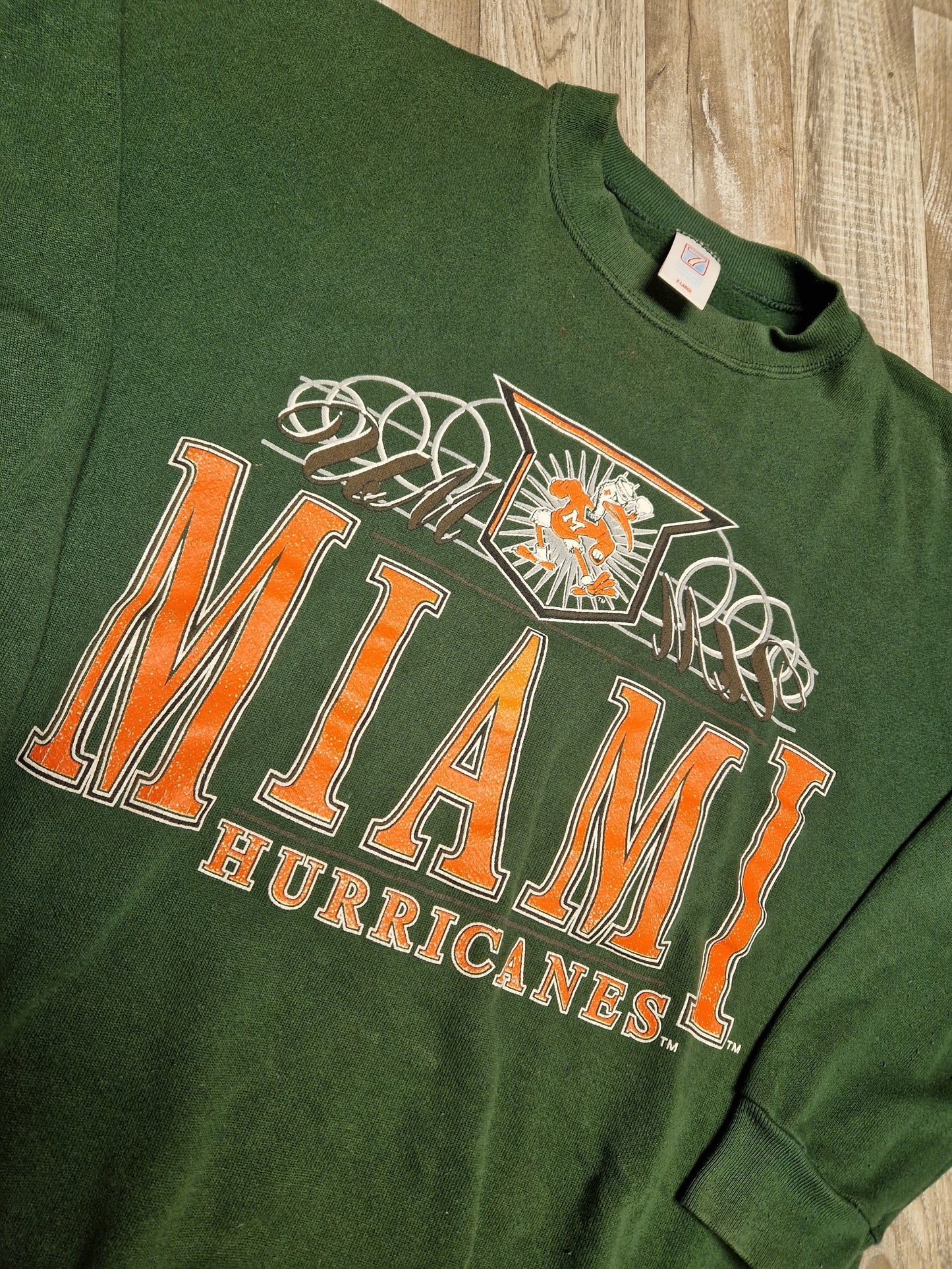 Miami Hurricanes Sweater Size XL