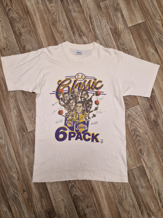 Los Angeles Lakers 6 Pack T-Shirt Size Medium
