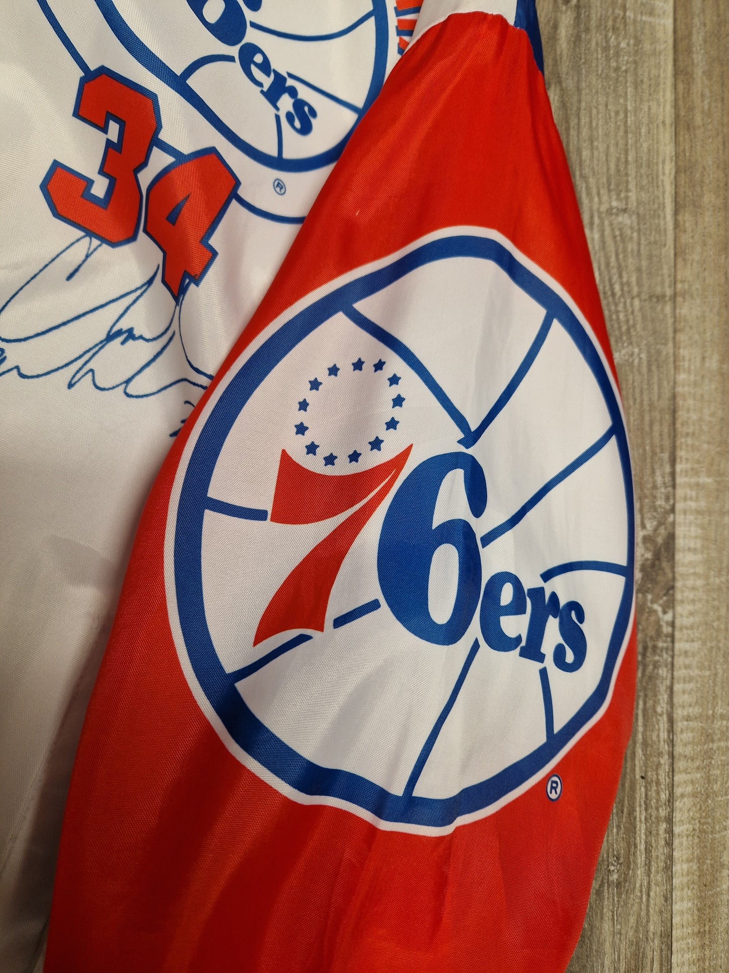 Charles Barkley Philadelphia 76ers Jacket Size Large