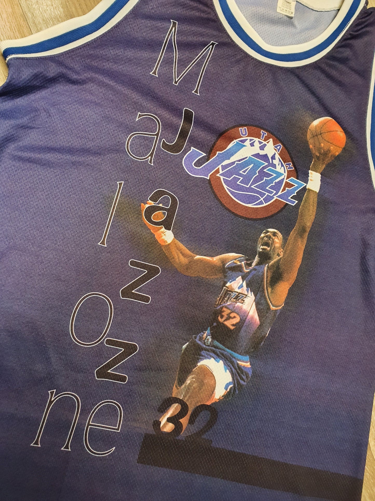Karl Malone Utah Jazz Jersey Size Large