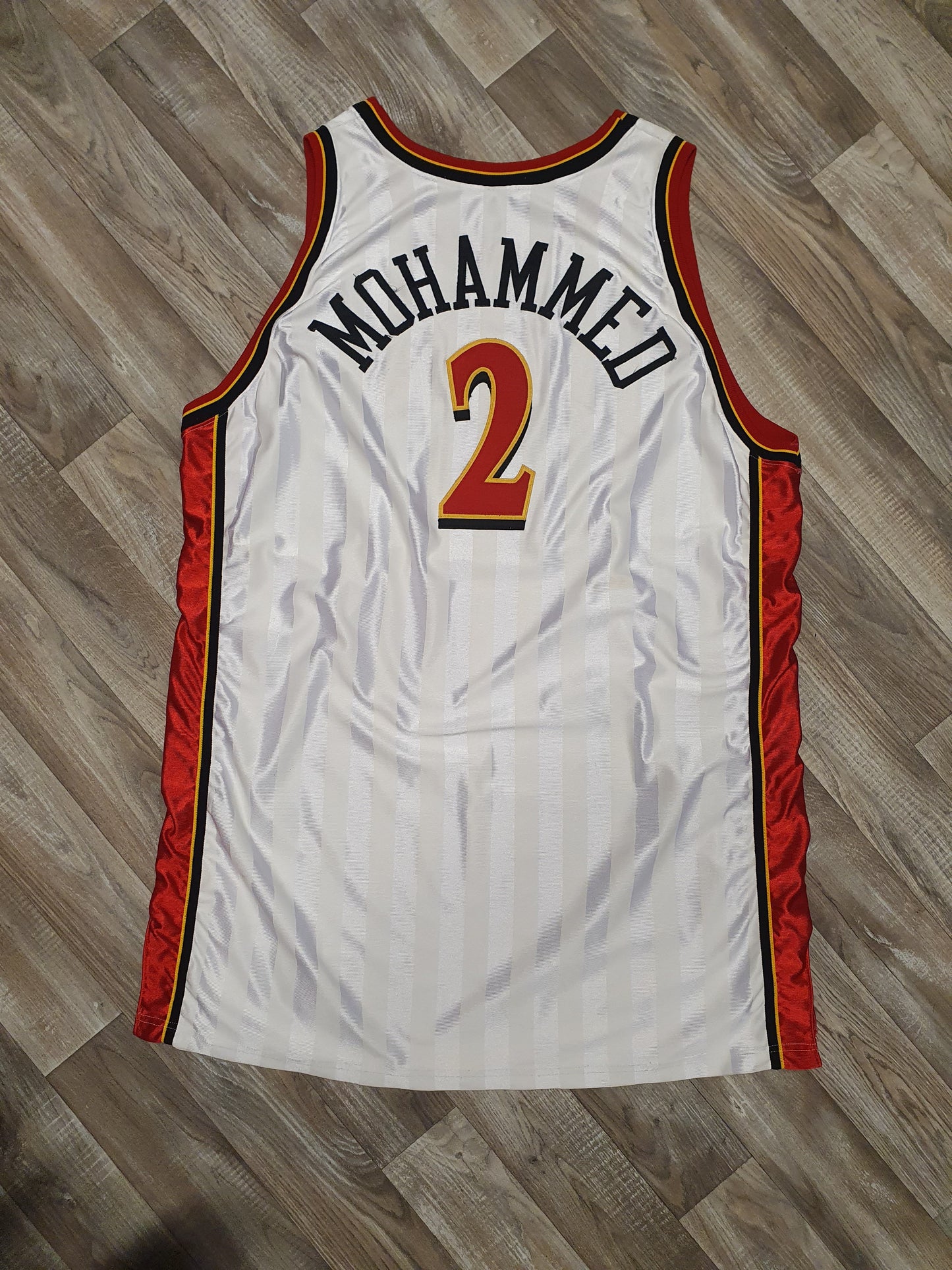 Nazr Mohammed Game Worn Atlanta Hawks Jersey Size 3XL