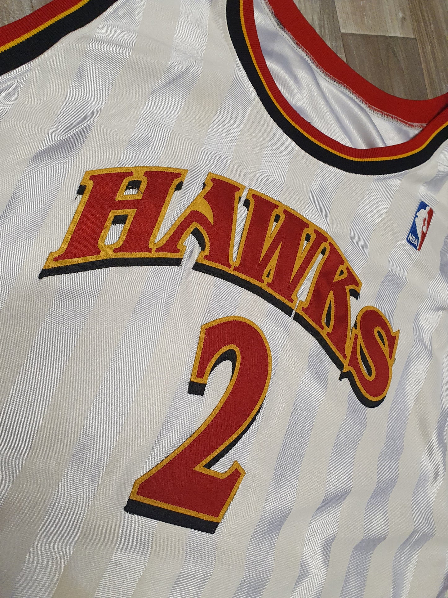Nazr Mohammed Game Worn Atlanta Hawks Jersey Size 3XL