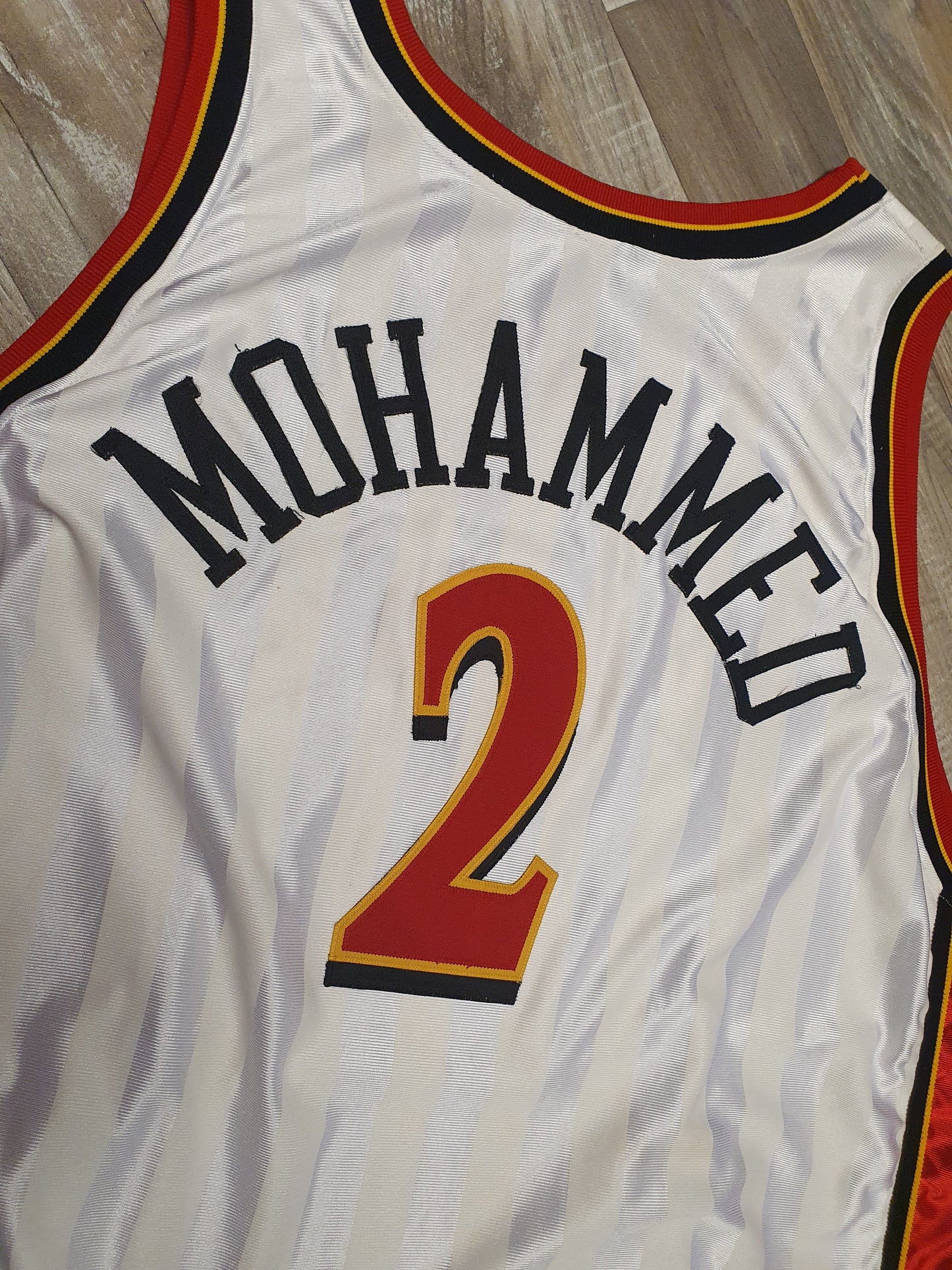 Nazr Mohammed Game Worn Atlanta Hawks Jersey Size 3XL
