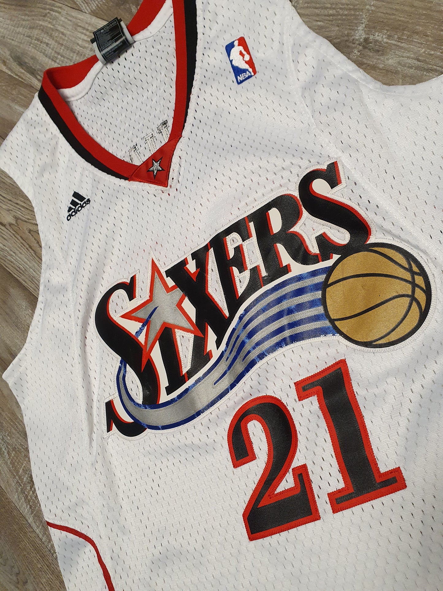 Thaddeus Young Philadelphia 76ers Jersey Size Small