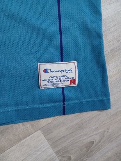 Alonzo Mourning Charlotte Hornets Jersey Size Large