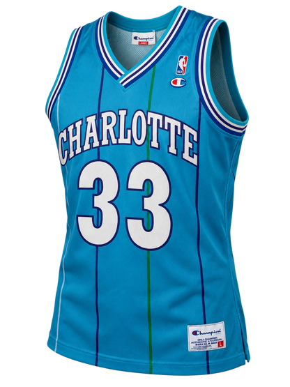 Alonzo Mourning Charlotte Hornets Jersey Size Large