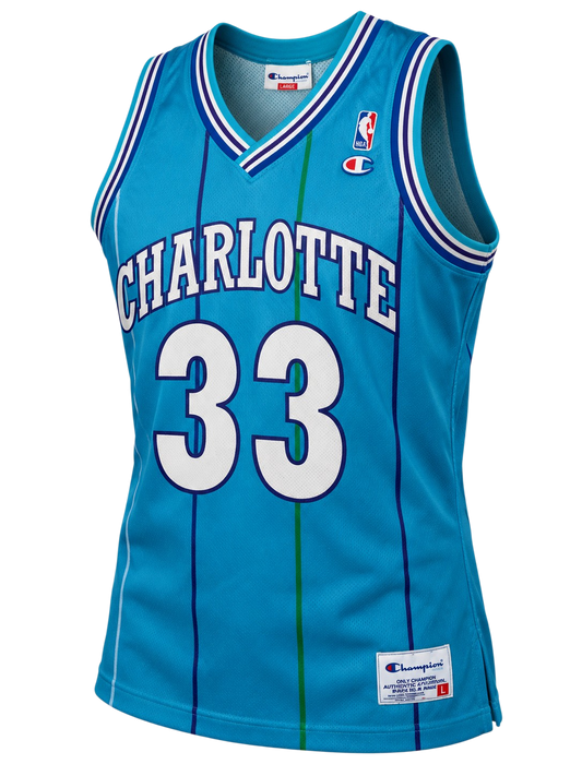 Alonzo Mourning Charlotte Hornets Jersey Size Large