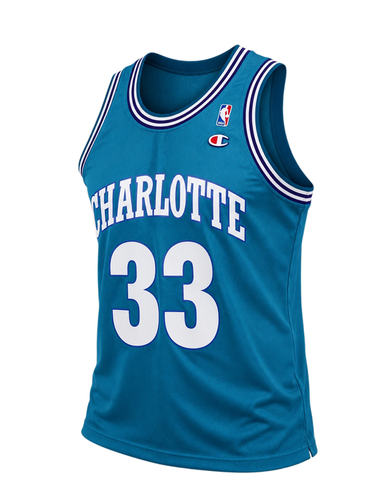 Alonzo Mourning Charlotte Hornets Jersey Size Large