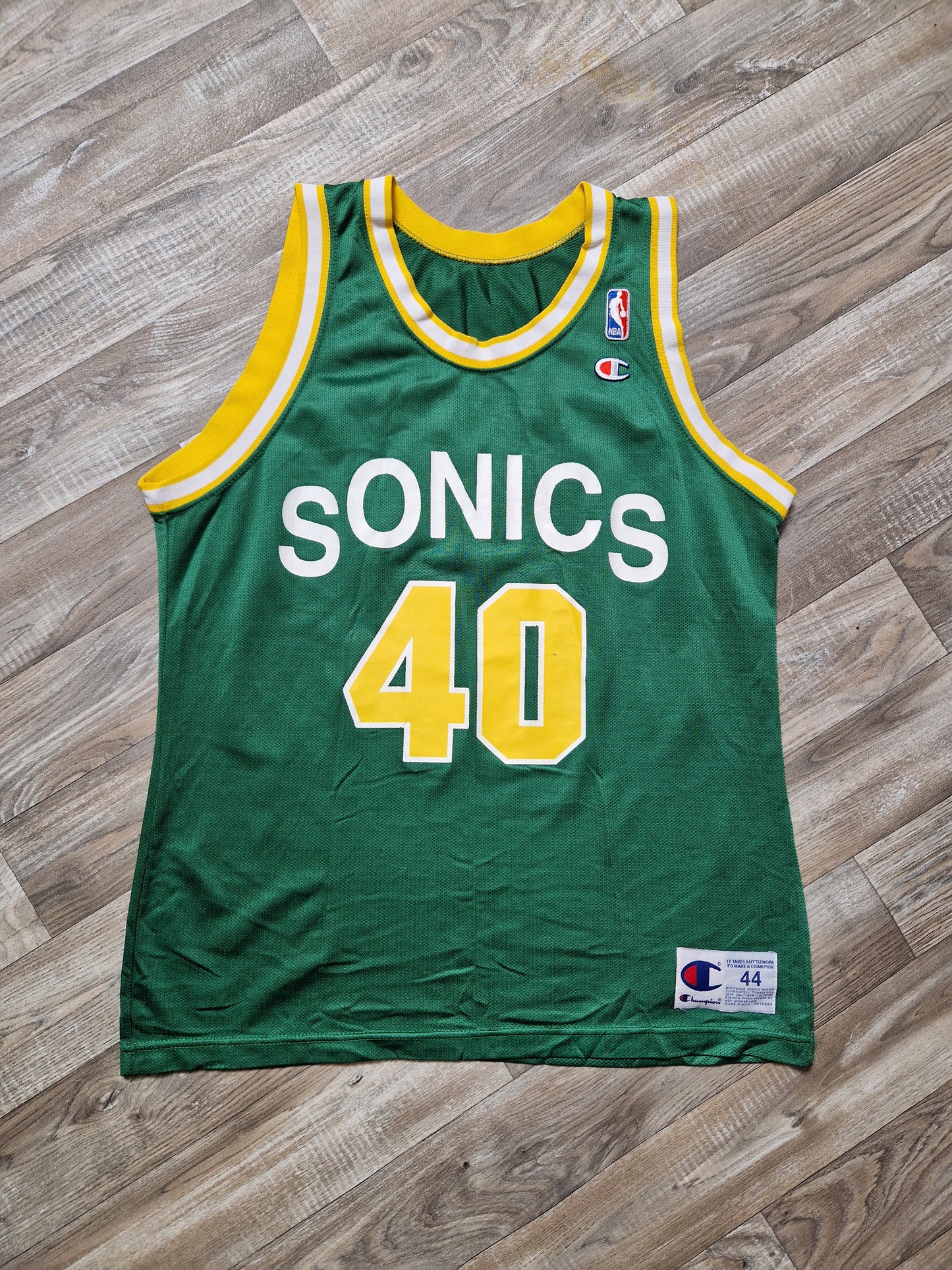 Shawn Kemp Seattle Supersonics Jersey Size Large