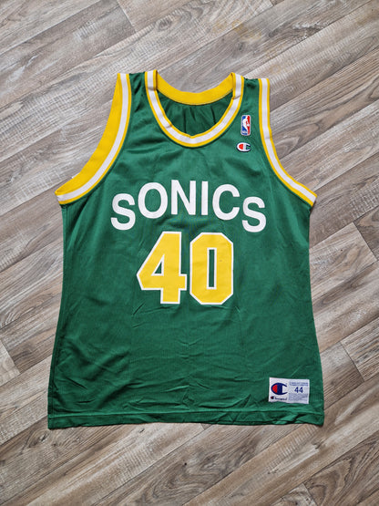 Shawn Kemp Seattle Supersonics Jersey Size Large
