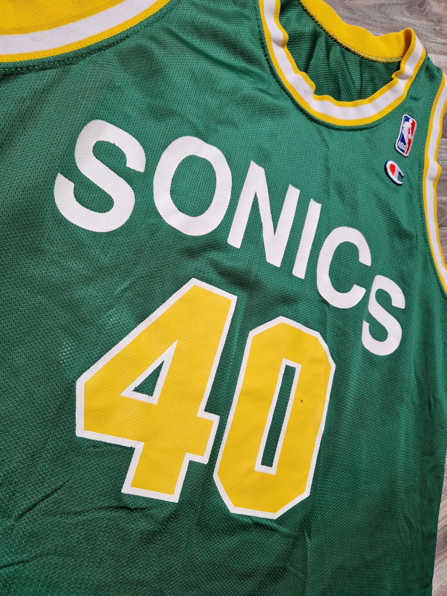 Shawn Kemp Seattle Supersonics Jersey Size Large