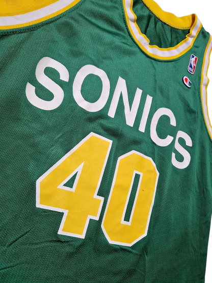 Shawn Kemp Seattle Supersonics Jersey Size Large