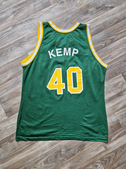 Shawn Kemp Seattle Supersonics Jersey Size Large