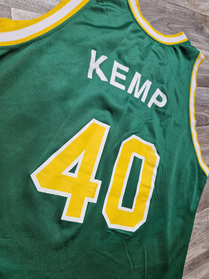 Shawn Kemp Seattle Supersonics Jersey Size Large