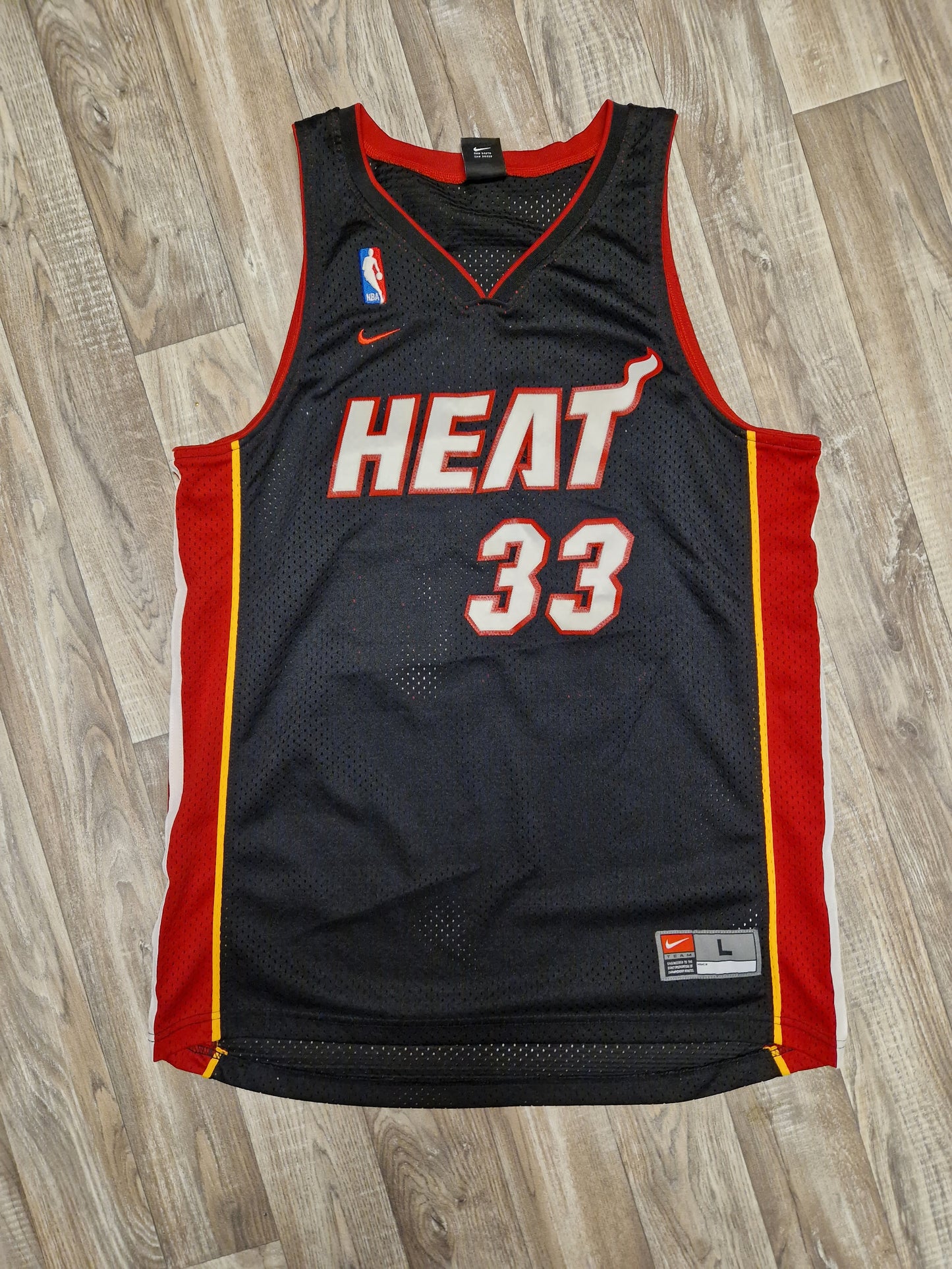 Alonzo Mourning Miami Heat Jersey Size Large