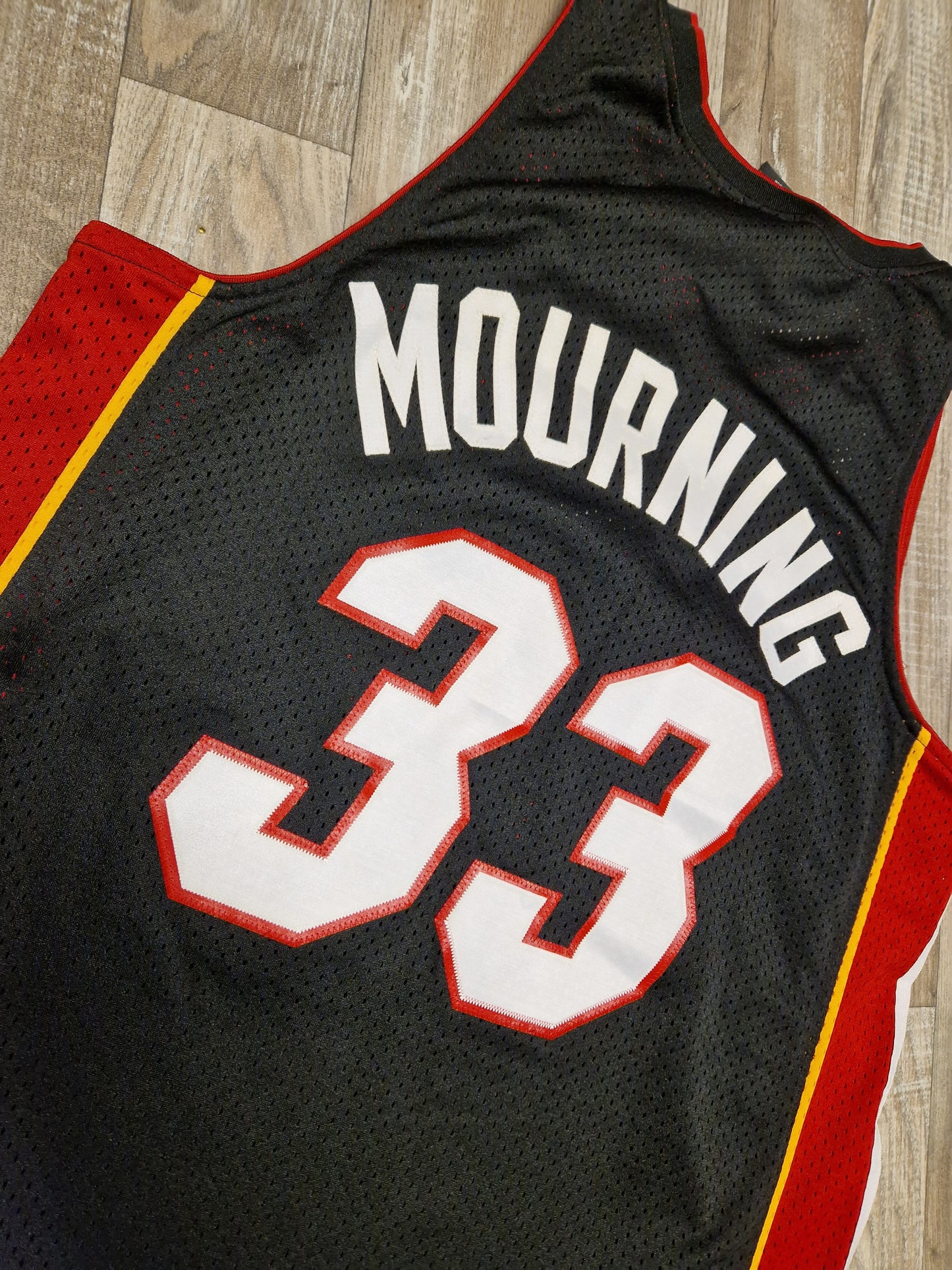 Alonzo Mourning Miami Heat Jersey Size Large