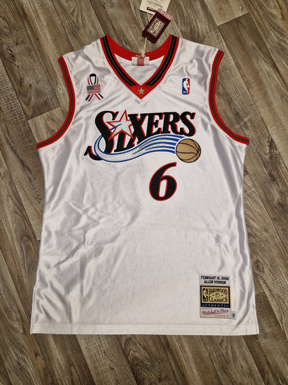 Allen Iverson Authentic NBA All Star 2002 Jersey – The Throwback Store
