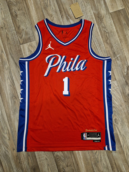 James Harden Philadelphia 76ers Jersey Size Large