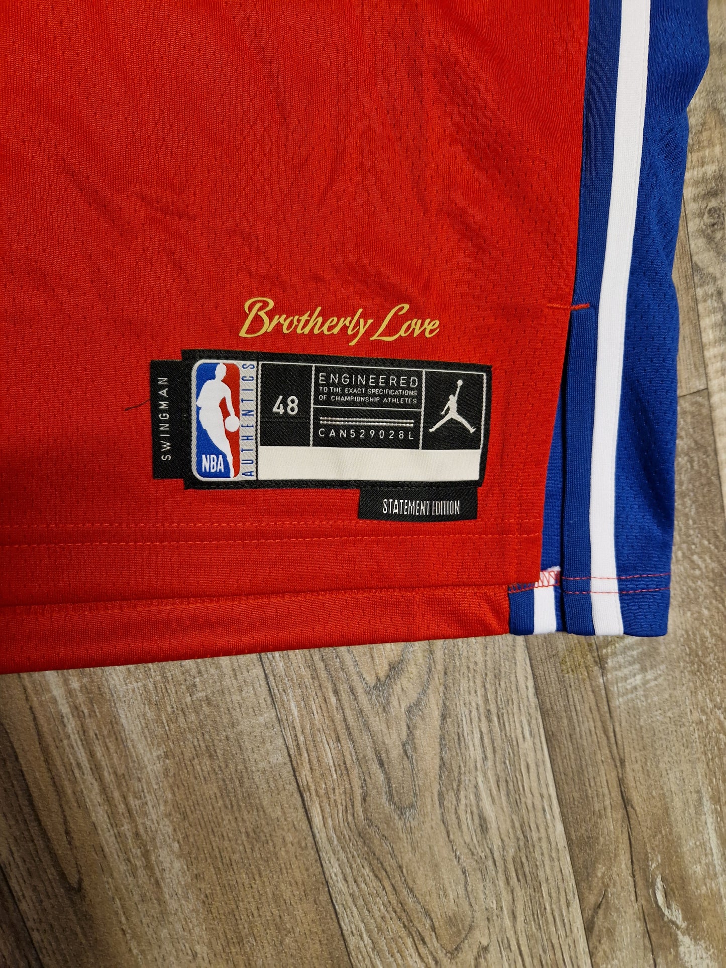 James Harden Philadelphia 76ers Jersey Size Large