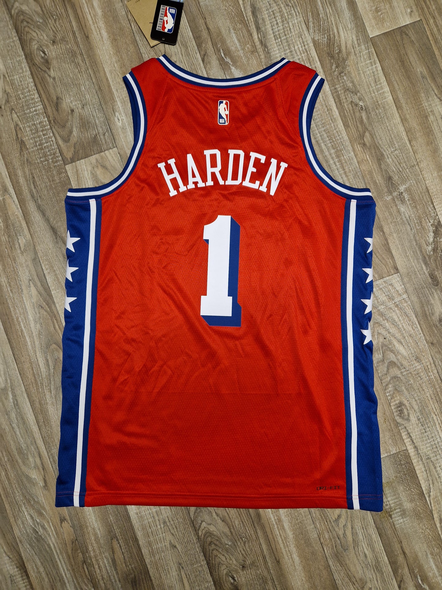 James Harden Philadelphia 76ers Jersey Size Large