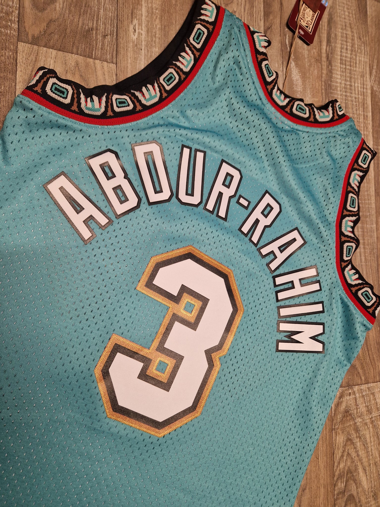 Authentic Shareef Abdur-Rahim Vancouver Grizzlies 1996-97 Jersey