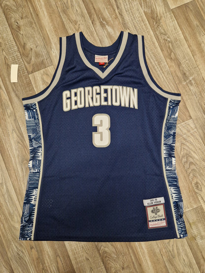 Allen Iverson Georgetown Hoyas Jersey Size Large