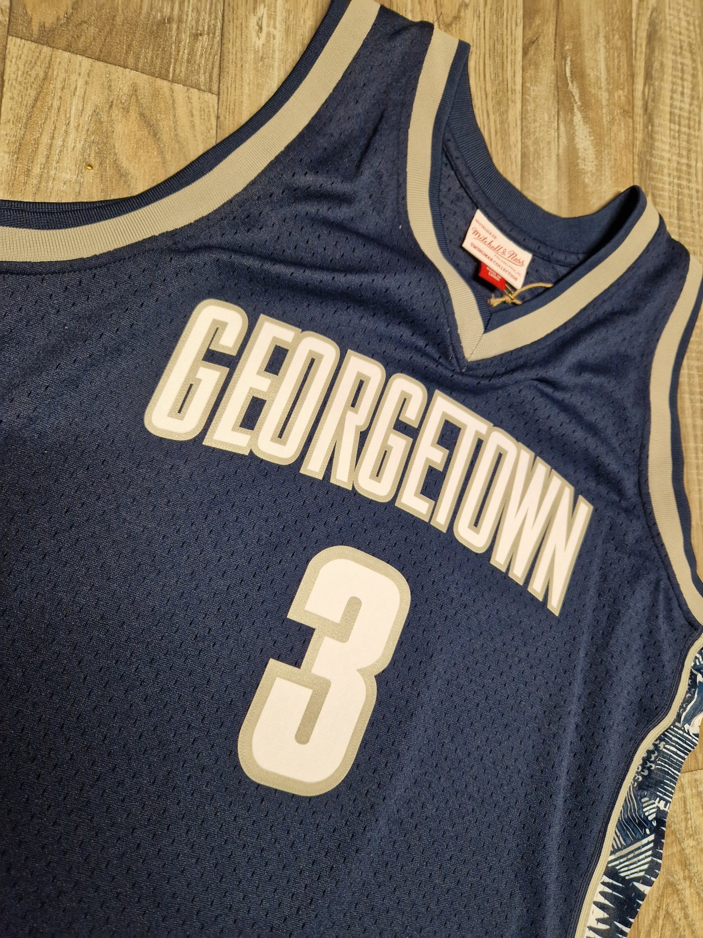 Allen Iverson Georgetown Hoyas Jersey Size Large