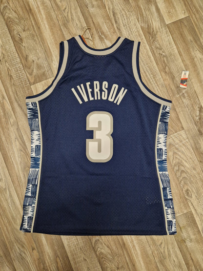 Allen Iverson Georgetown Hoyas Jersey Size Large