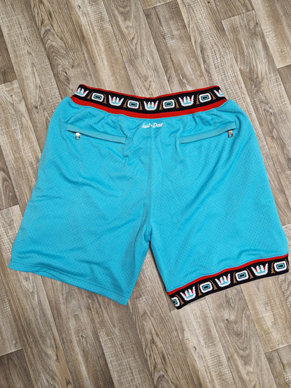 Vancouver Grizzlies Just Don Authentic Shorts Size Large