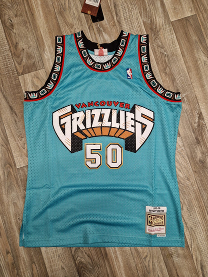 Bryant Reeves Vancouver Grizzlies Jersey Size Large